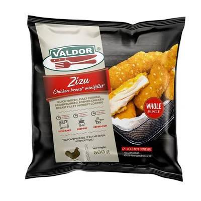 Panirani Pileci File Valdor Zizu 500 g