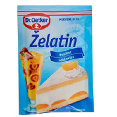 Želatin Dr Oetker Beli 10 g