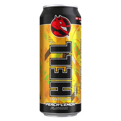 Hell Napitak Energy Drink Ed Peach Lemon 500 ml