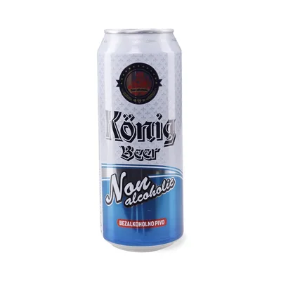 Pivo Bezalkoholno Konig Limenka 500 ml