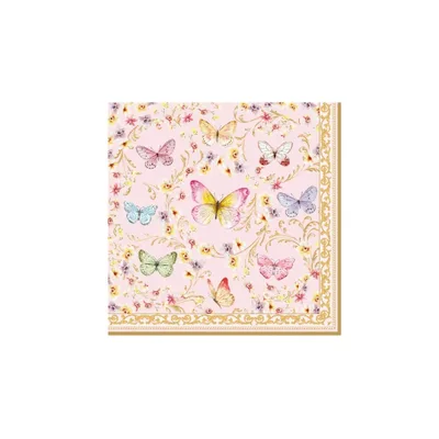 Salvete Cherry Butterflies 33x33 3sl 20 Komada Duni