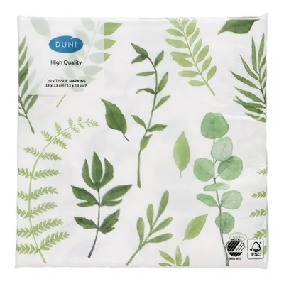 Salvete 33 X 33 Cm Greenery 3sl Duni 20 kom