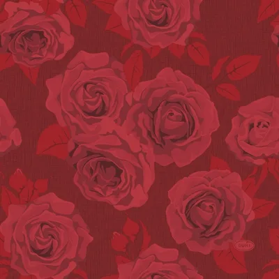 Salvete 33 X 33 Cm Rich Roses 3 Sl Duni 20 kom