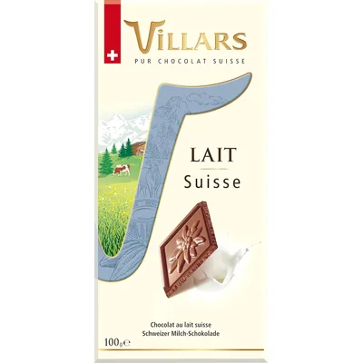 Čokolada Mlečna Swiss Milk Villars 100 g