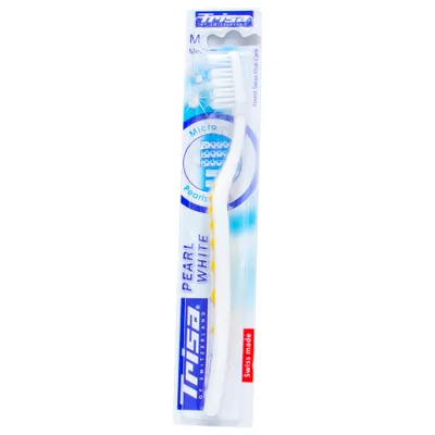 Zubna Cetkica Trisa Pearl White Medium