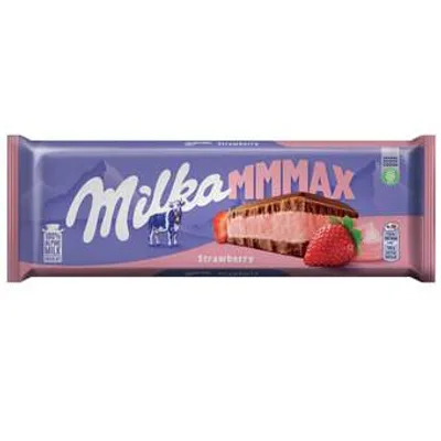 Milka Čokolada Mlečna Sa Jagodom 300 g