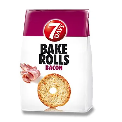Bake Rolls Dvopek 7 Days Slanina Chipita 80 g