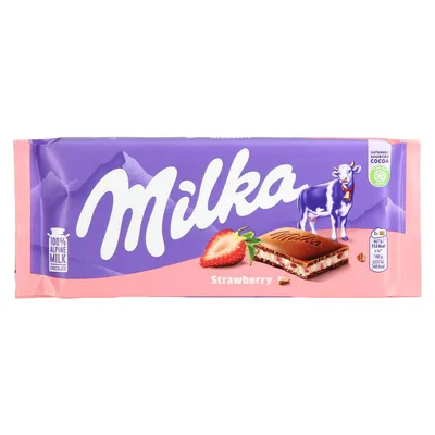 Milka Čokolada Mlečna Jagoda&jogurt 100 g