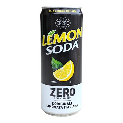 Sok Gazirani Crodo Soda Lemon Zero 330 ml