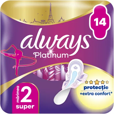 Ulosci Higijenski Always Platinum Super Duo Size 14 kom