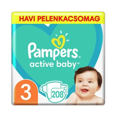 Pampers Pelene Act Baby S3 1x208msb Pak Pam