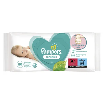 Pampers Maramice Vl.Baby Wipes Sensitive 80 P&g