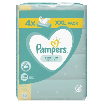 Pampers Maramice Vlažne Baby Sensitive 4x80 P&g