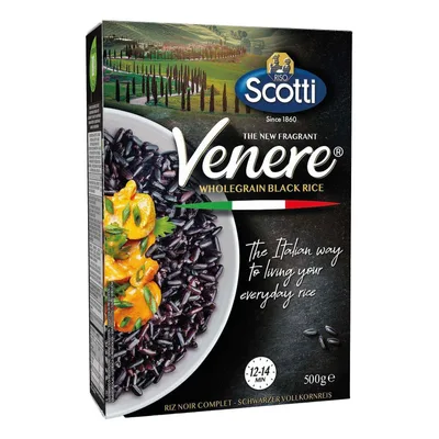 Pirinač Crni Integralni Parboiled Venere Riso Scotti 500 g