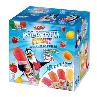 Lizalice Ledene Voće Polaretti 40 ml