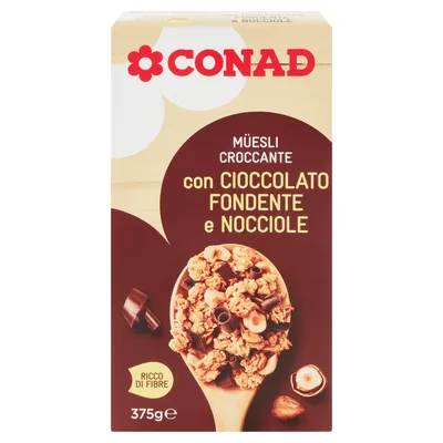 Musli Conad Kranc Crna Cokolada I Lesnik 375 g