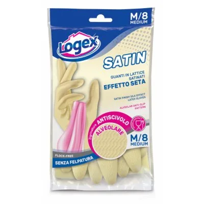 Logex Satin Gumene Rukavice Sa Pam. Postavom (m)