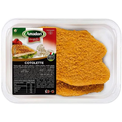 Šnicla Panirana Biljnog Porekla Amadori 200 g