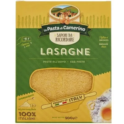 Testenina Sa Jajima Lasagne Camerino 500 g
