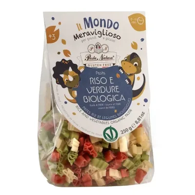 Testenina Organska Dinosaurus Pasta Natura 250 g