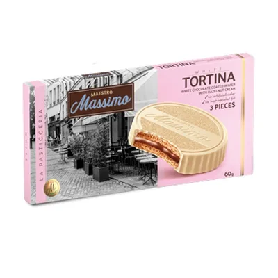 Napolitanka Bela Cokolada Massimo 60 g