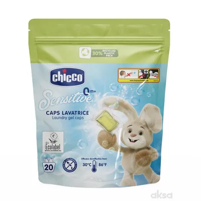 Chicco Deterdžent Sensitive Kapsule Za Pranje Veša 20 kom