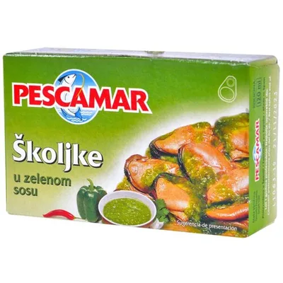 Skoljke Pescamar U Zelenom Sosu 110 g