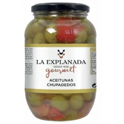Masline Zelene Sa Paprikom La Expla 835 g