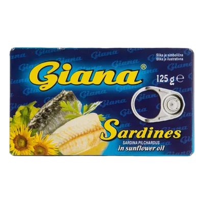 Sardine U Ulju Giana 125 g