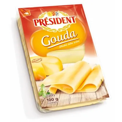 Sir Gauda Listići President 100 g