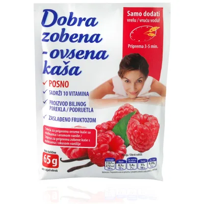 Kaša Dobra Ovsena Malina Van 65 g