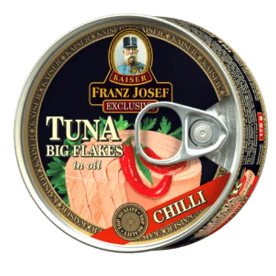 Tuna Komadi U Biljnom Ulju Sa Cili Paprikom Franz Josef 170 g