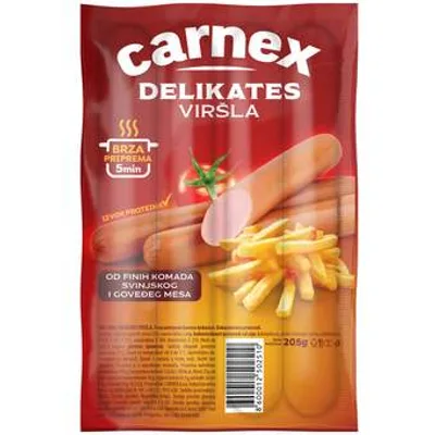 Carnex Viršle Od Svinjs.Mesa 205 g
