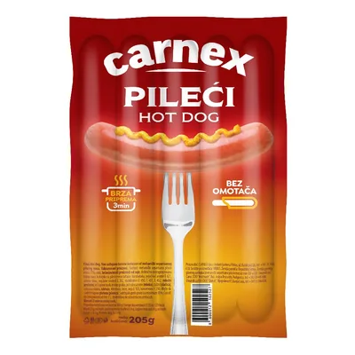 Carnex Usitnjena Kobasica Pileca Pilino 205 g