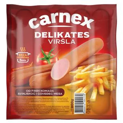 Carnex Delikates Virsla 800 g