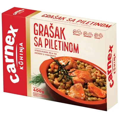 Carnex Gotovo Jelo Grasak Sa Piletinom 400 g