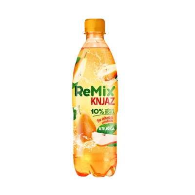 Knjaz Miloš Sok Gazirani Kruska Remix Knjaz 500 ml