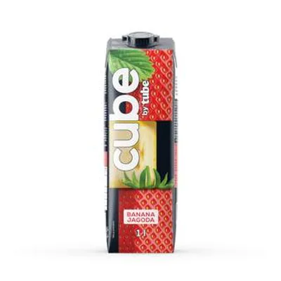 Voćni Napitak Cube By Tube Banana Jagoda 1 L