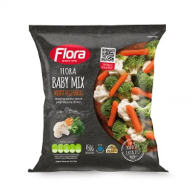 Smrznuto Povrce Flora Baby Mix 400 g