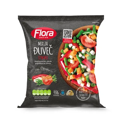Smrznuto Povrce Flora Mesano Povrce Za Duvec 400 g