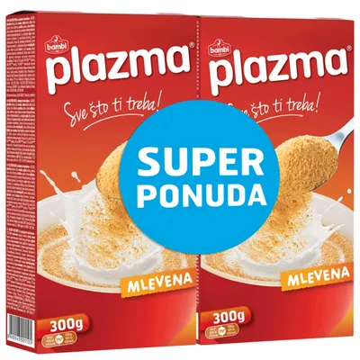 Plazma Keks Posna Mleveni 300 g