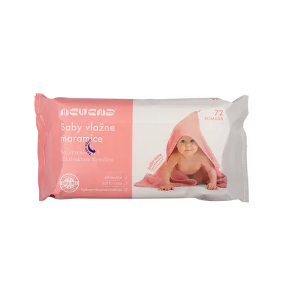 Nevena Baby Vlažne Maramice Roze
