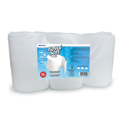 Toaletna Rolna Bela Papirus 200 L