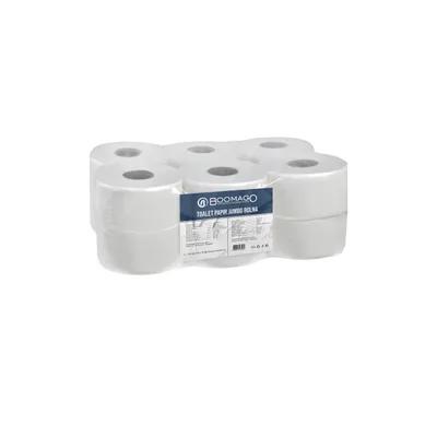 Toalet Papir Rolna Jumbo Bela Papirus 400 L
