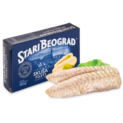 Skuša Fileti U Ulju Stari 125 g