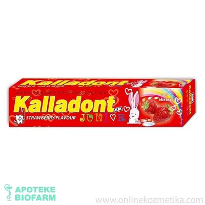 Pasta Za Zube Dečija Jagoda Kalladont 55 g