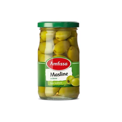Masline Zelene Bez Koštica Foodland 300 g