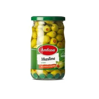 Kiselisi Maslina Amfissa Zelena Sa Paprikom 680 g