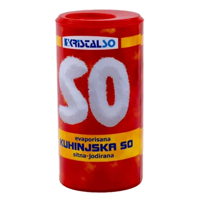 So Evaporisana Kuhinjska Sitna Jodirana Dozna Kristal So 250 g