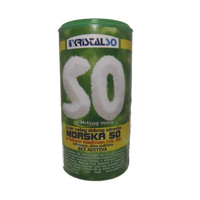 So Morska Sa Folnom Kiselinom Kristal So 500 g
